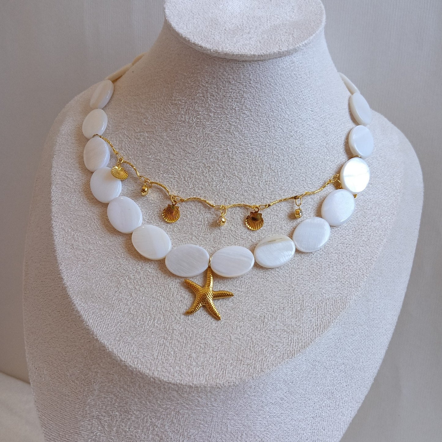 Golden Pearl Necklace