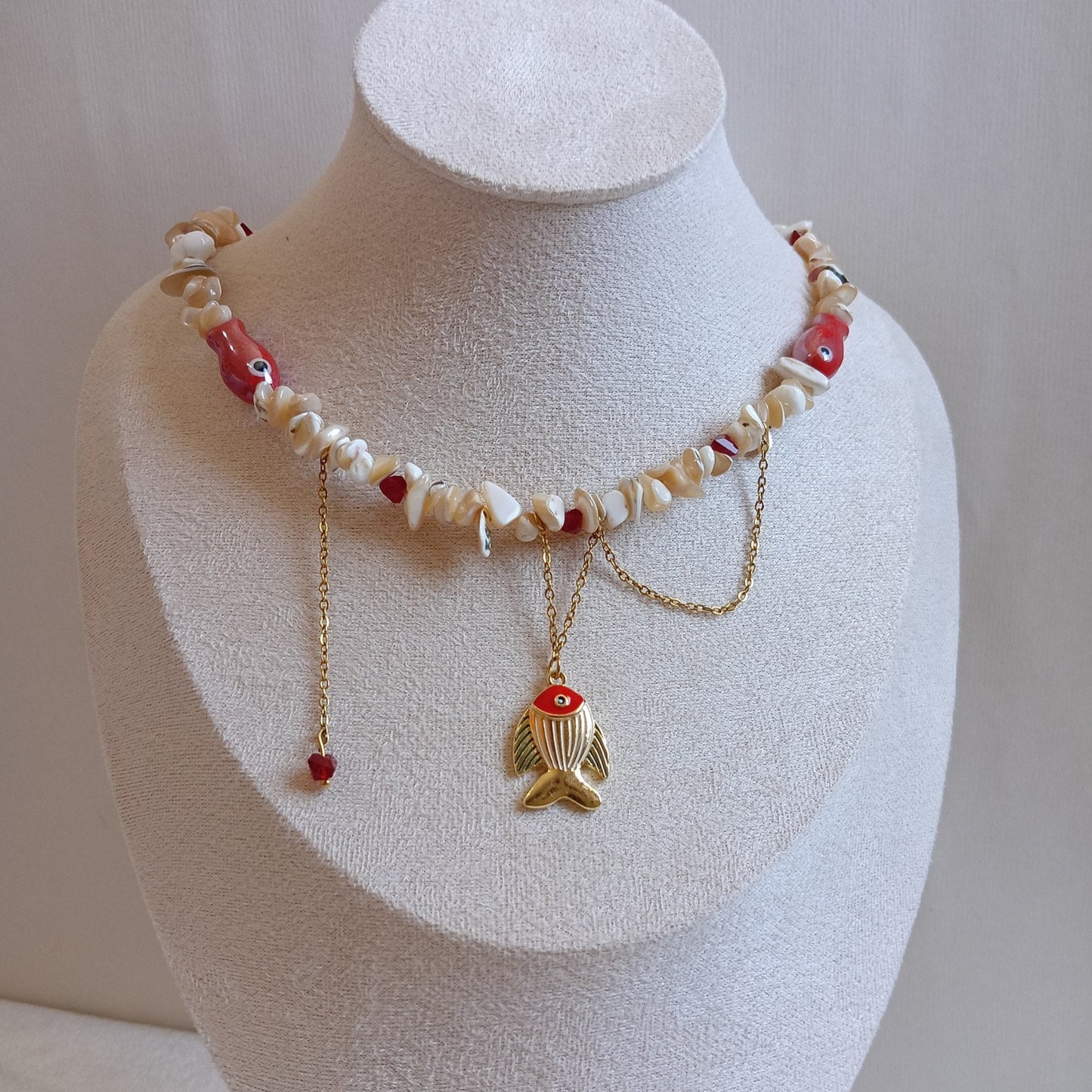 Scarlet Betta Necklace