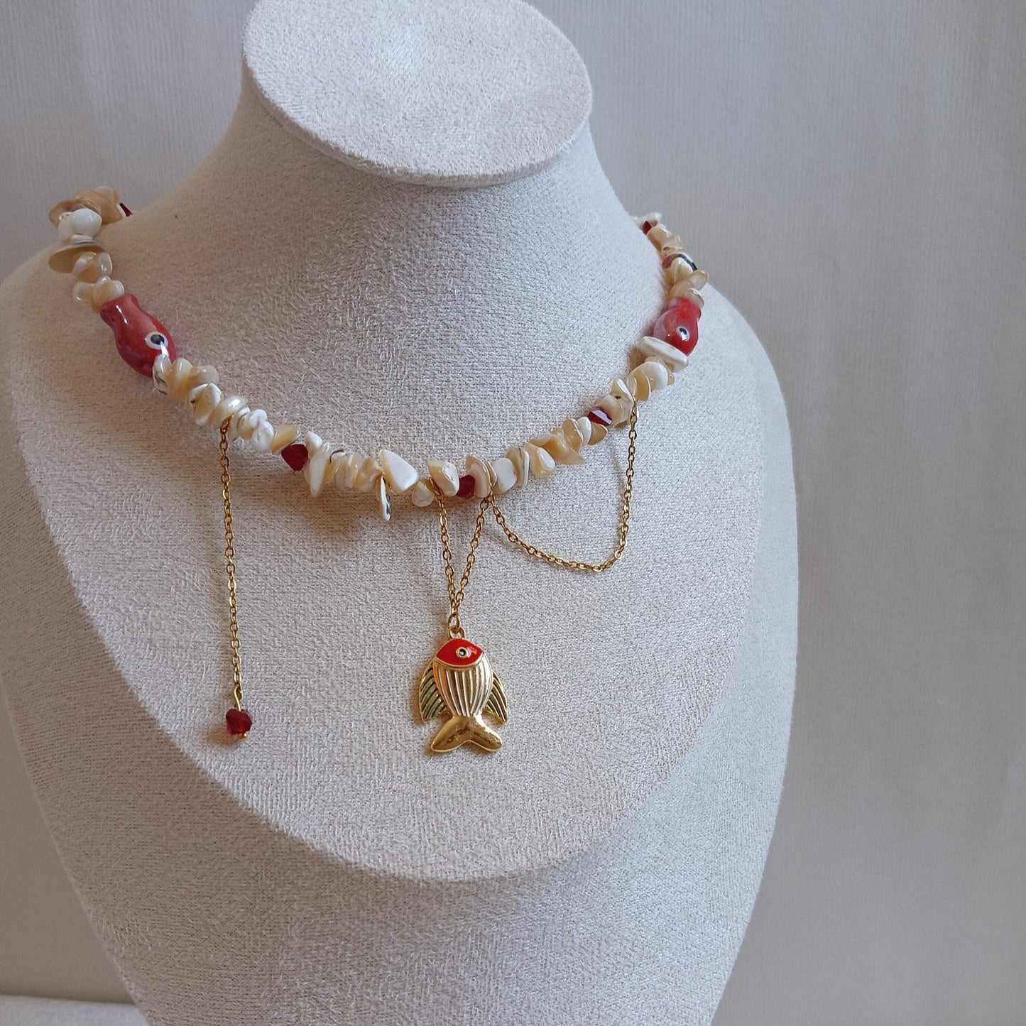 Scarlet Betta Necklace