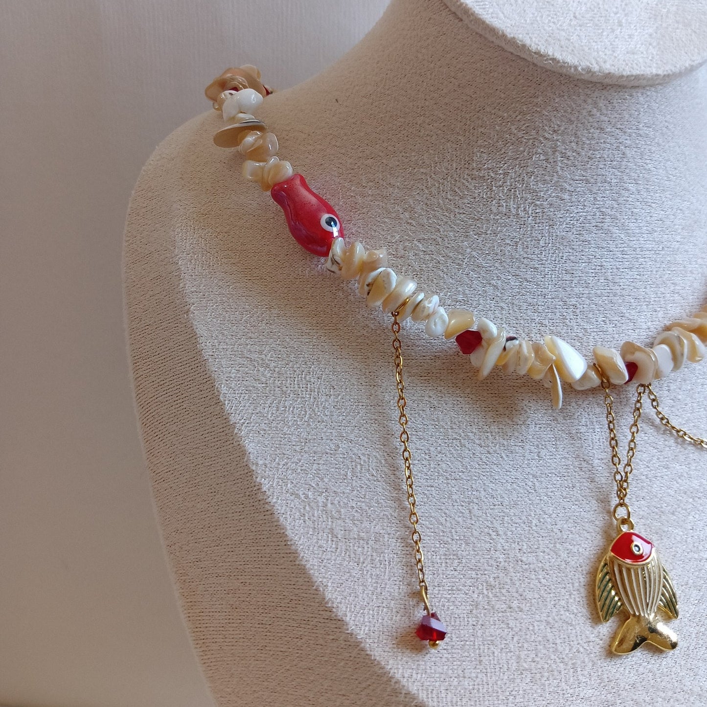 Scarlet Betta Necklace