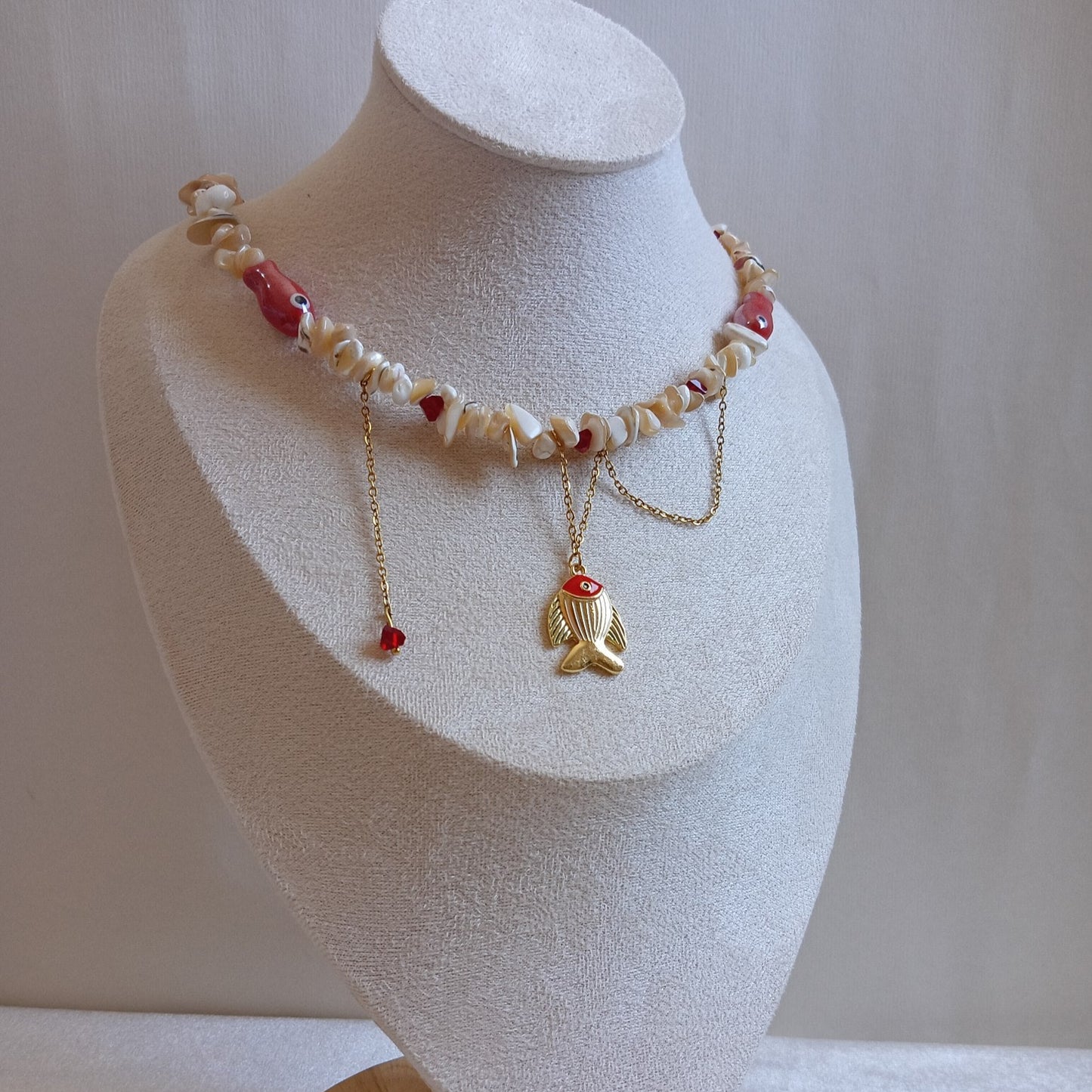 Scarlet Betta Necklace