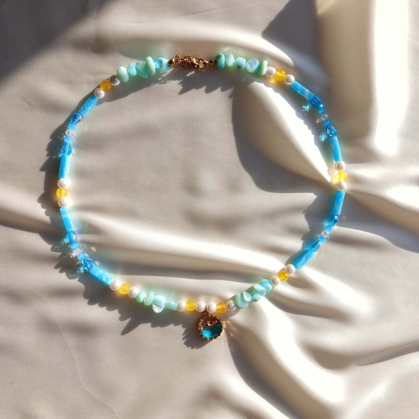 Golden Wave Necklace