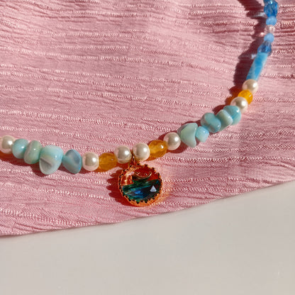 Golden Wave Necklace