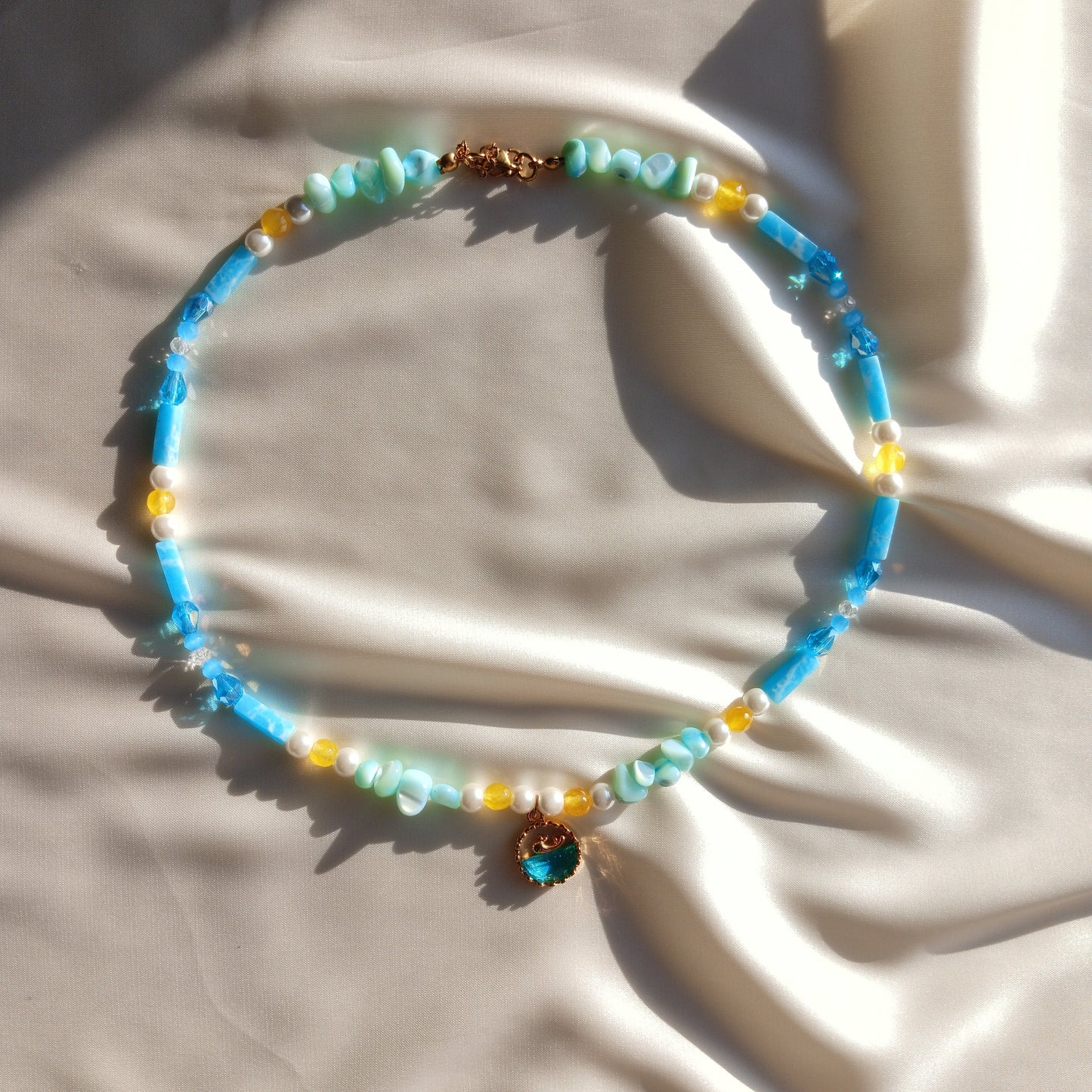 Golden Wave Necklace