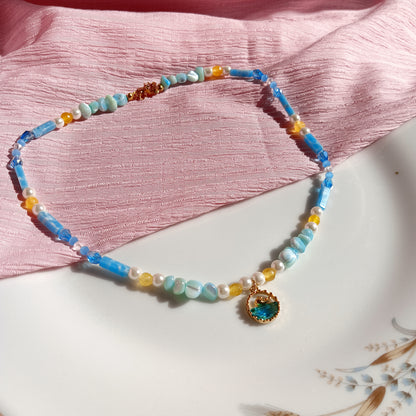 Golden Wave Necklace